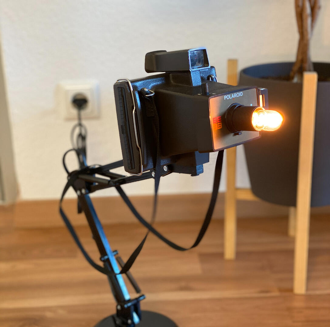 Polaroid Kameralampe