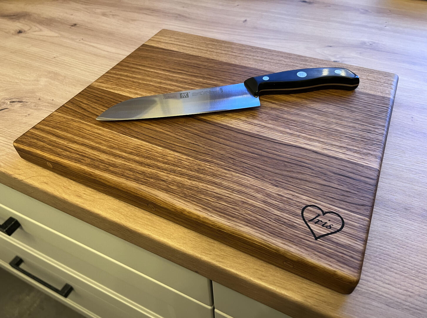 personalisiertes Schneidbrett