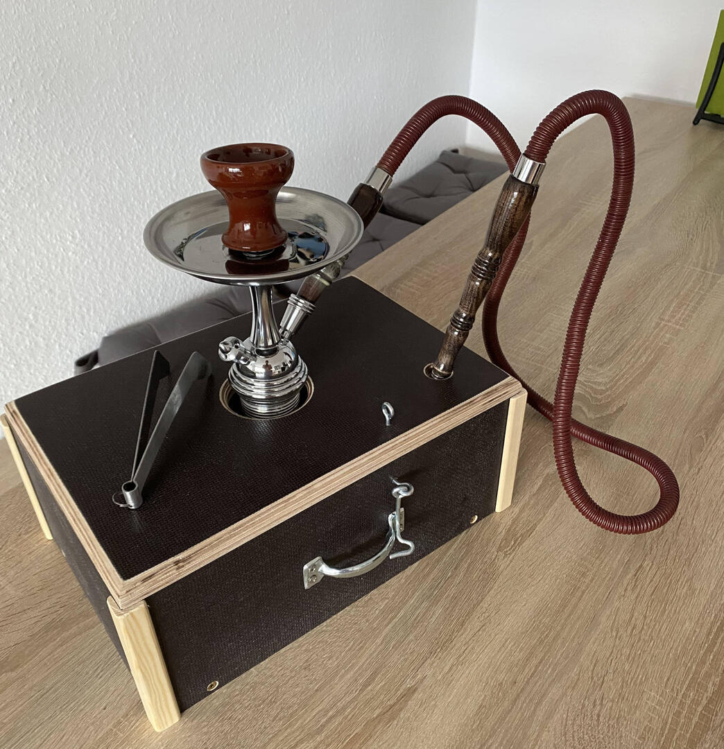 Shisha Koffer - &quot;aufgebaut&quot;