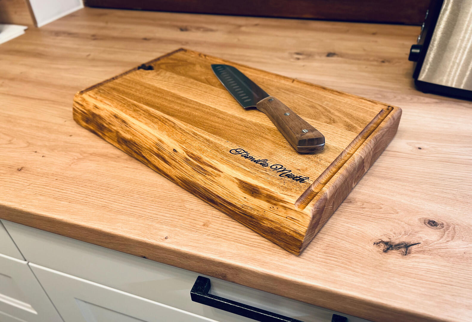 personalisiertes Schneidbrett