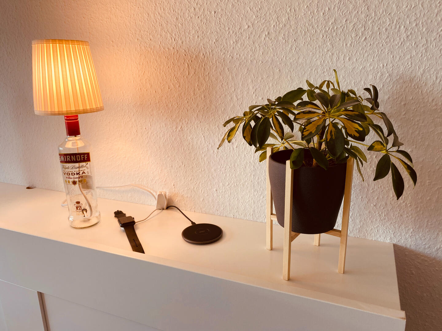 Schnapslampe &amp; Topfständer