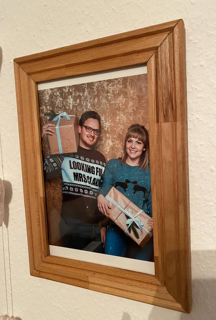 Bilderrahmen aus Buche