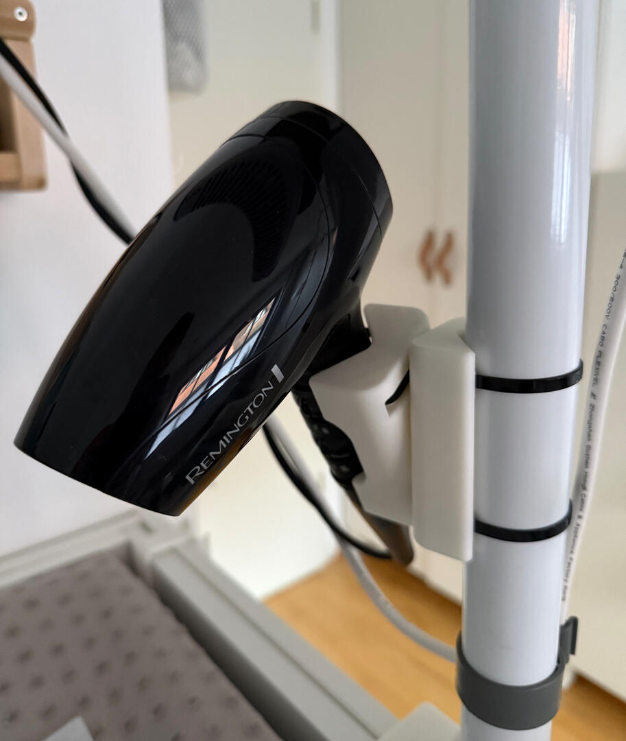 Fön Halterung für Wickeltisch