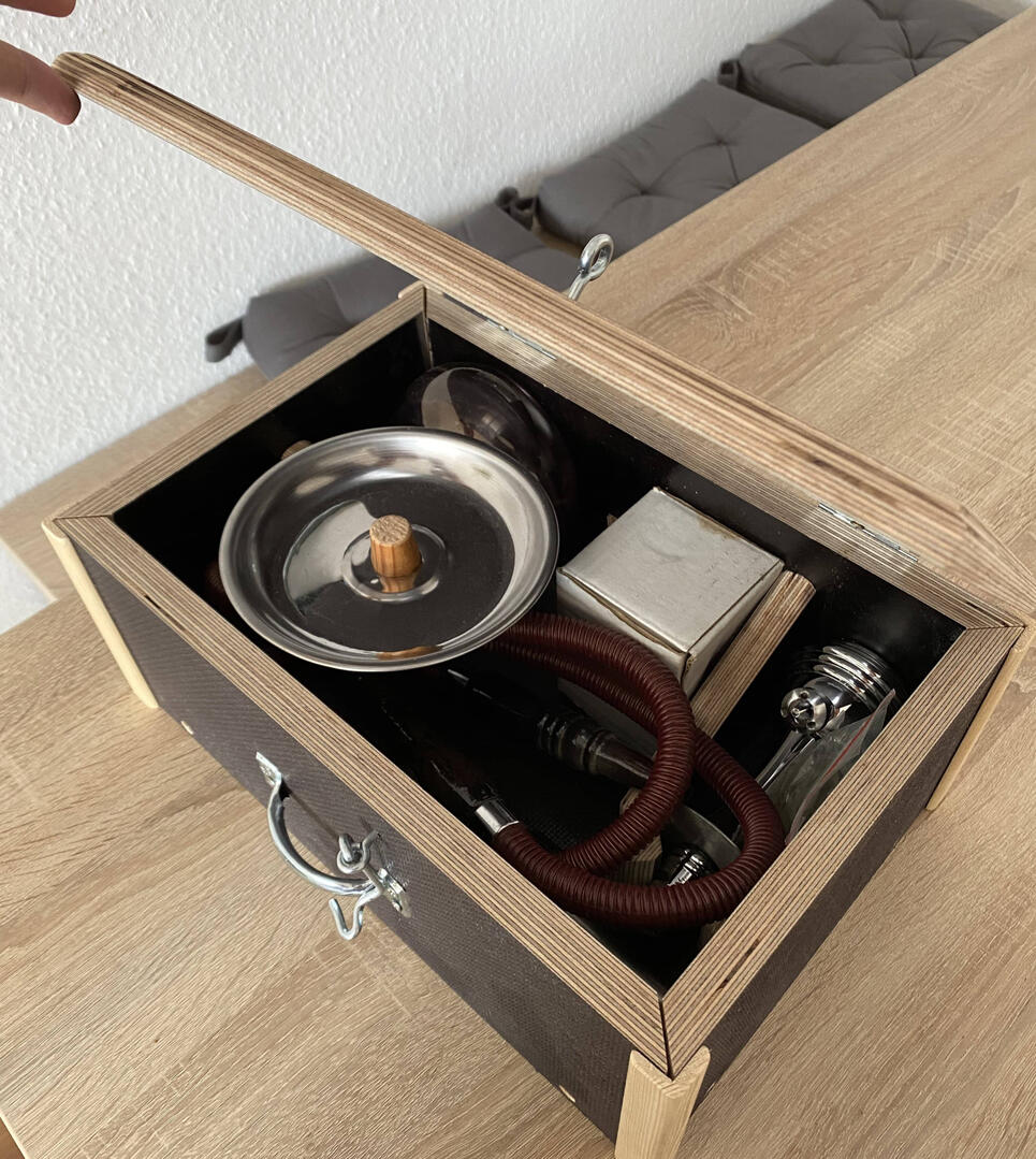 Shisha Koffer - &quot;transportbereit&quot;