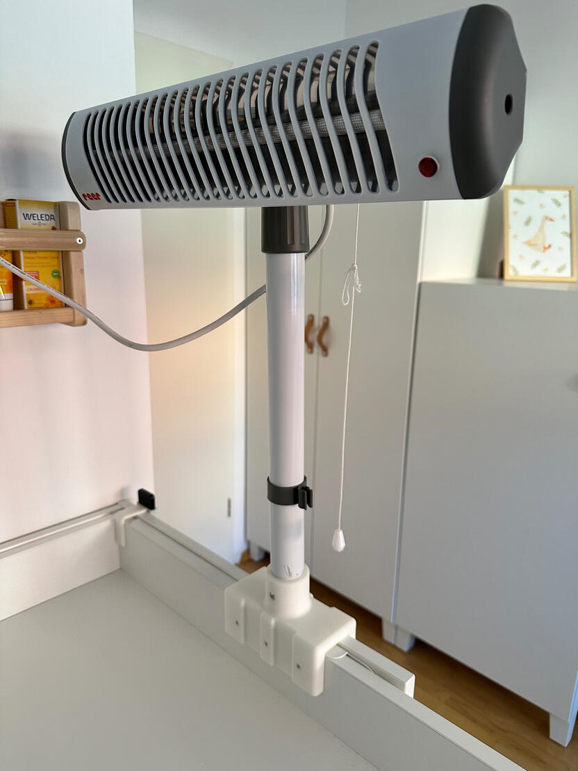 Heizstrahl Halterung