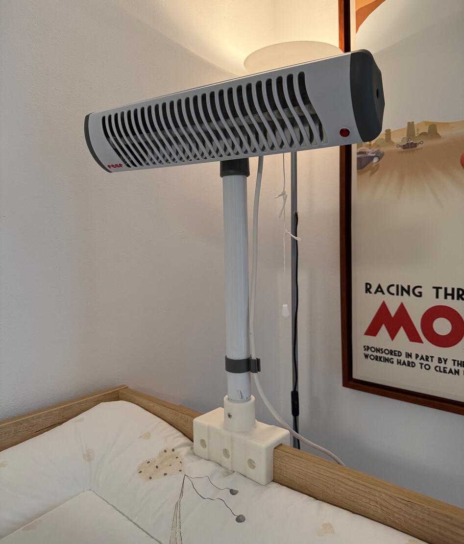 Heizstrahl Halterung - einstellbar